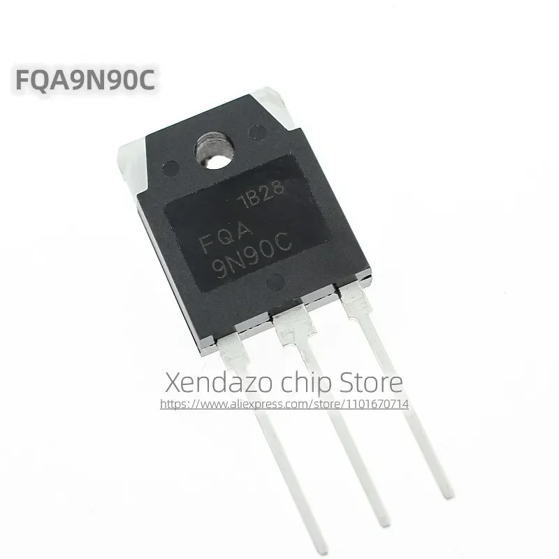 5 pçs/lote FQA9N90C FQA 9N90C 9N90 TO-3P Original Genuíno 9A/900V Transistor de Efeito de Campo