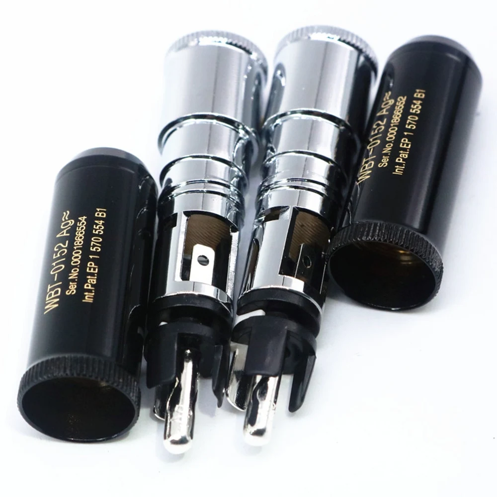 HIFI WBT-0152 Ag NextGen cinchstecker złącza RCA 0152ag 10.5mm przewód plug