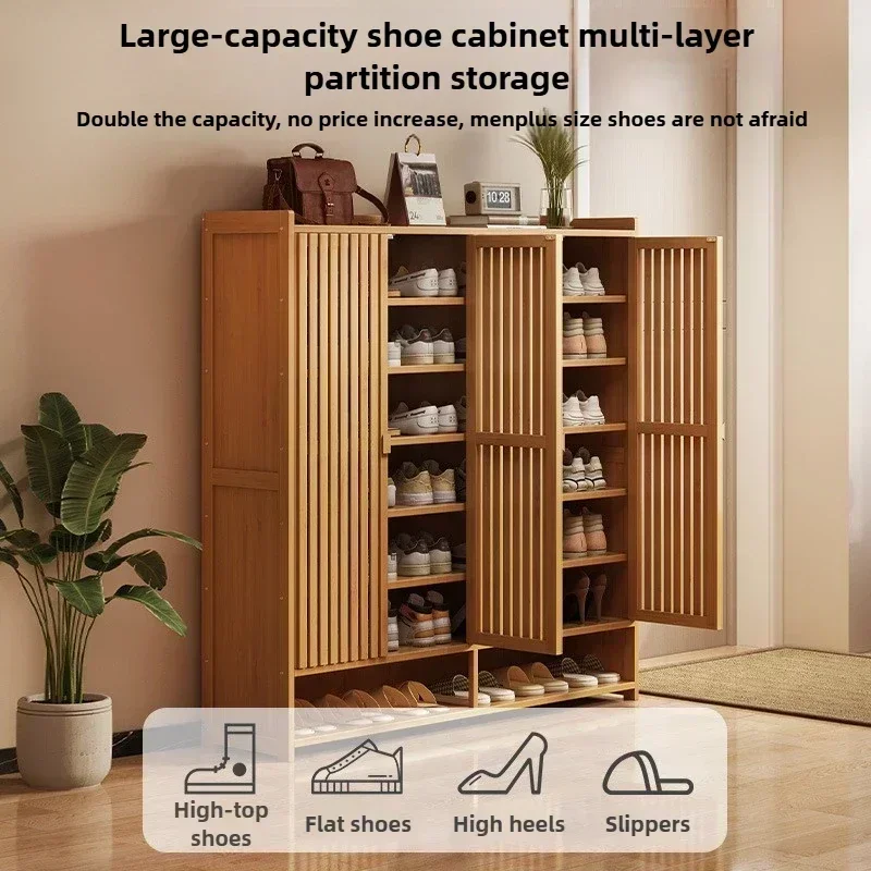 Household Goods Shoe Cabinet For Home Use, Doorstep  Wall Facing Hallway, Indoor Entrance, Rental Room, Multi-layer Shoe Rack