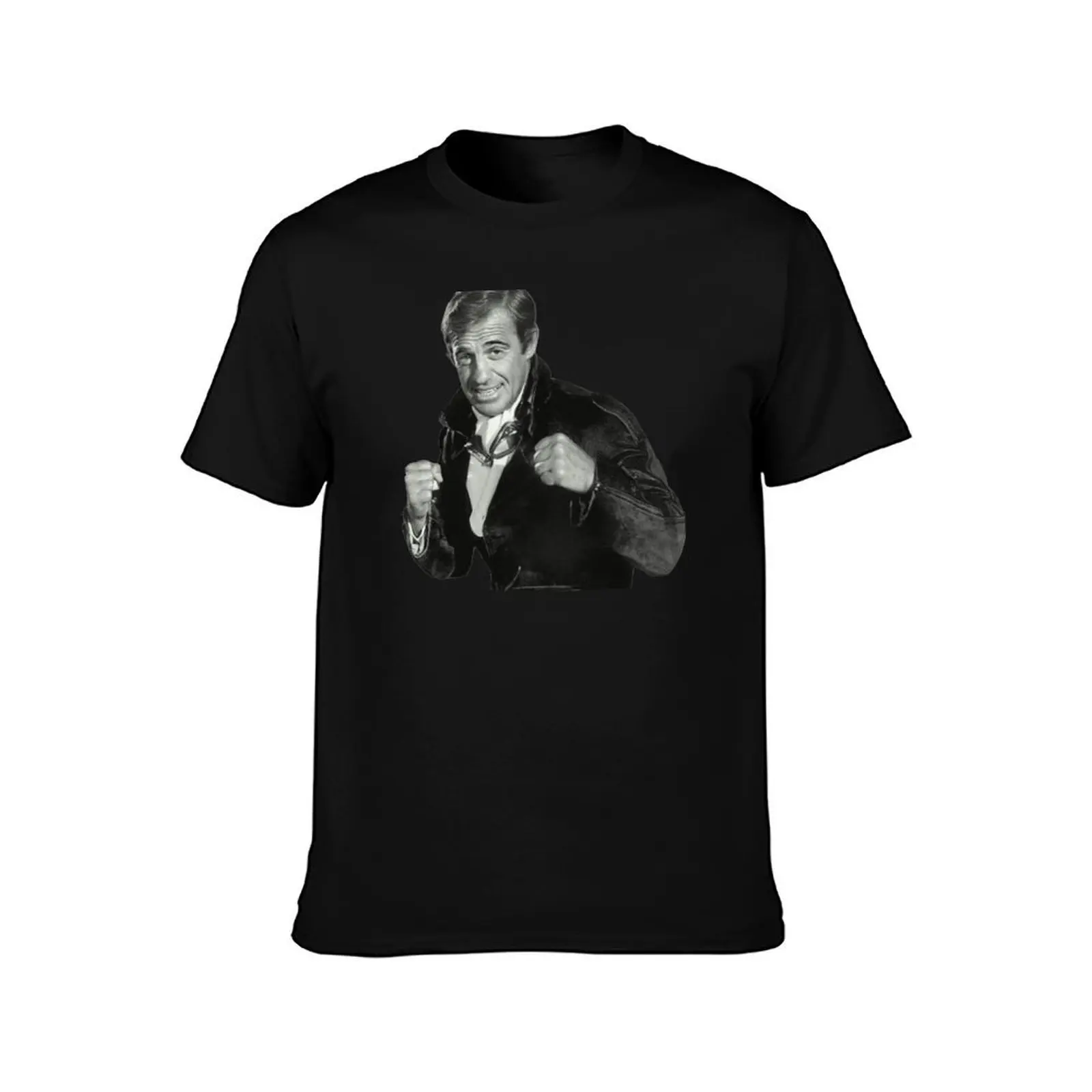 Jean Paul Belmondo T-Shirt Summer Casual Cotton Tee Oversized Streetwear Tops Vintage Graphic Print Loose Fit Short Sleeve