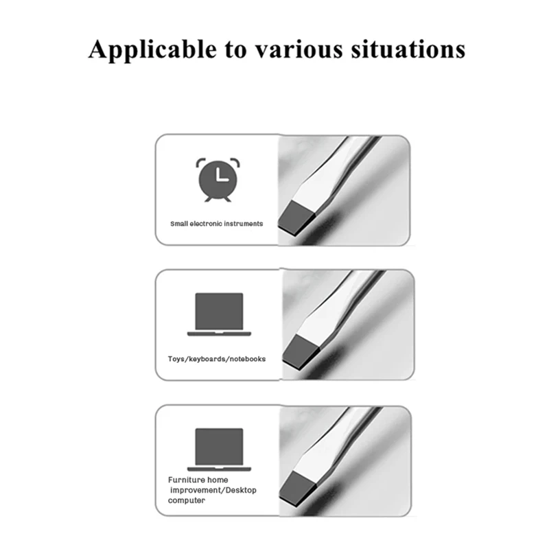 AU05 -3MM Magnetic Screwdriver Multifunctional Strong Magnetic Small Industrial Grade Flat End Screwdriver