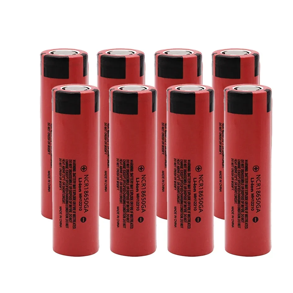 100% New NCR 18650GA 30A of 3.7 V 3500mAh 18650 rechargeable flat-top lithium battery suitable for power tool batteries