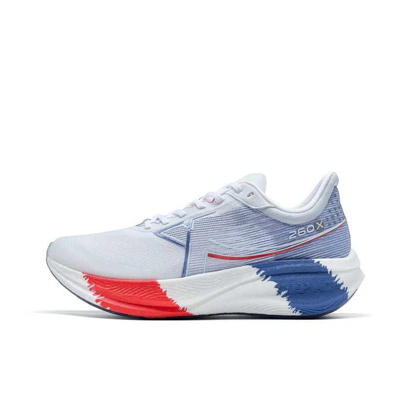 XTEP 260X 1.0 Running Shoes Men's Low Top New White/Daylight Blue/Laser Red 976119110053//