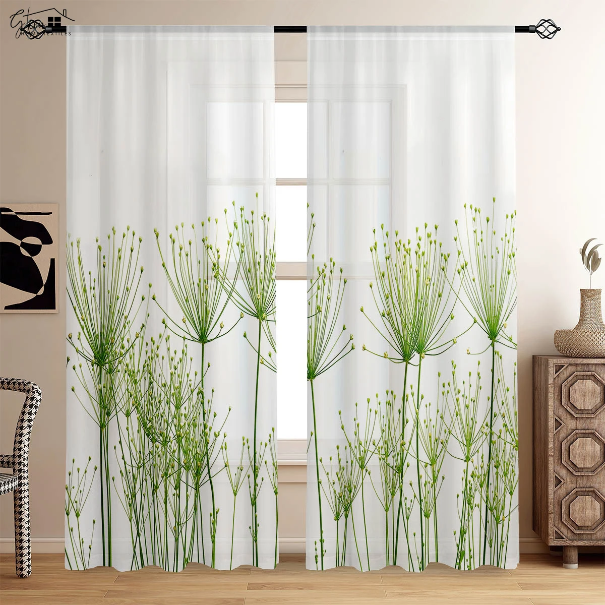 

Beautiful Flower 3D Printed Curtains Pastoral Fresh Natural Daisy Rose Rose Bedroom Living Room Study Room Decorative Curtains