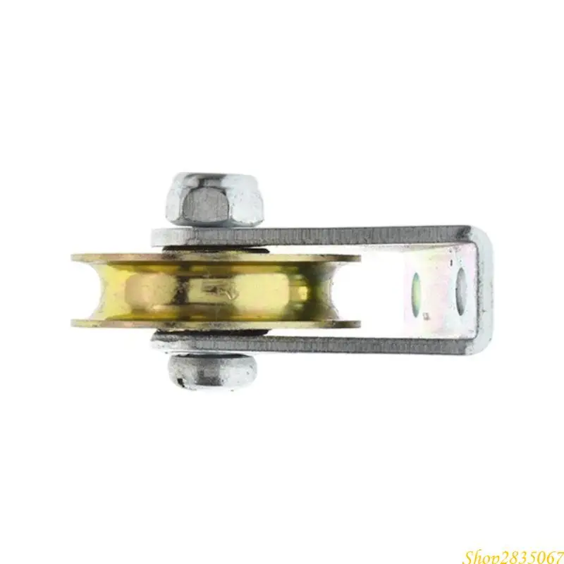 6mm Tripod Pulley Wire Rope Lifting Bearing Pulley Hanging Wheel Home Sliding Door Track Wheel Pulley Hardware 831F view 4