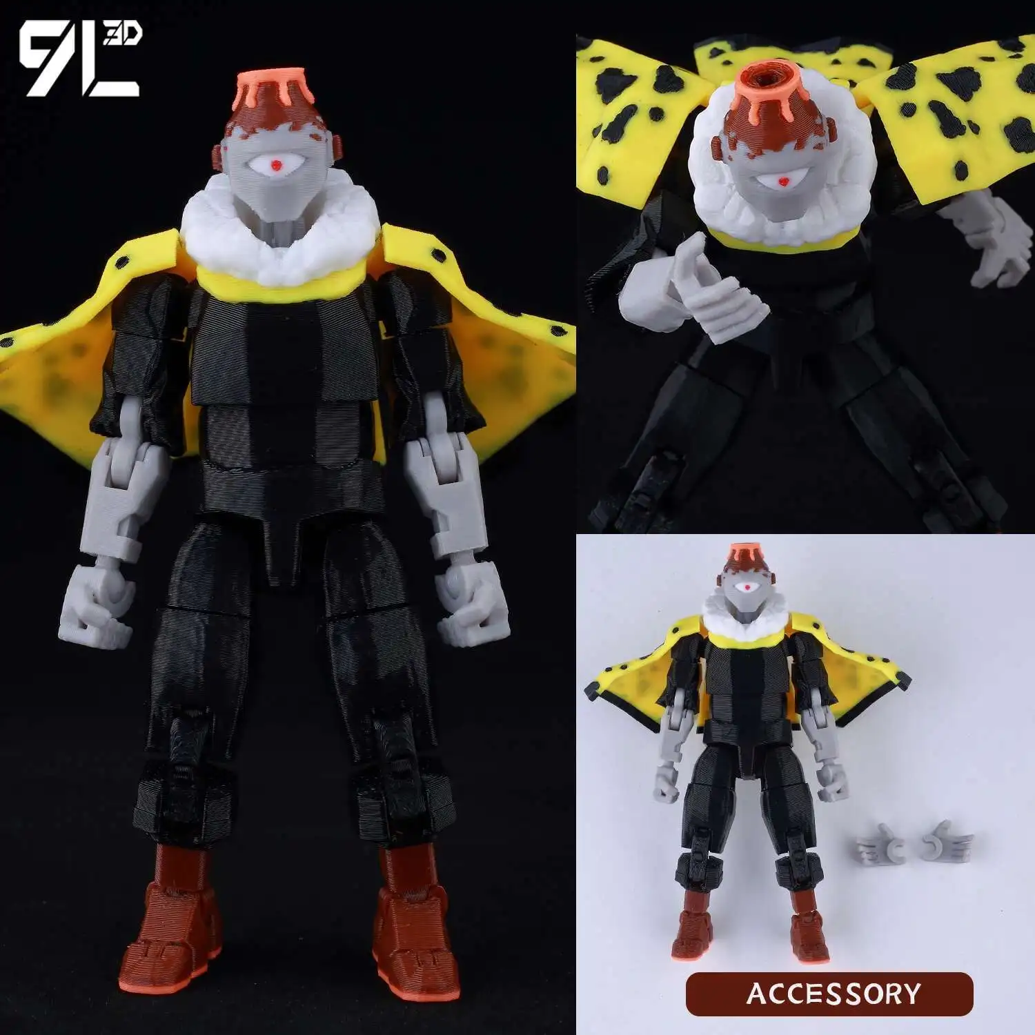 9L3D Gedrukt Dummy13 T13 Op Voorraad Klaar voor Verzending Jujutsu Kaisen Grijs Gewaad Sukuna Figuur Anime Gelede Model Stress-relief Speelgoed