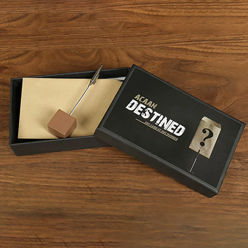 

Destined Card Magic Tricks Close Up Mind Reading Illusions Gimmicks Mentalism Props Prophecy Envelope Prediction Card Magia