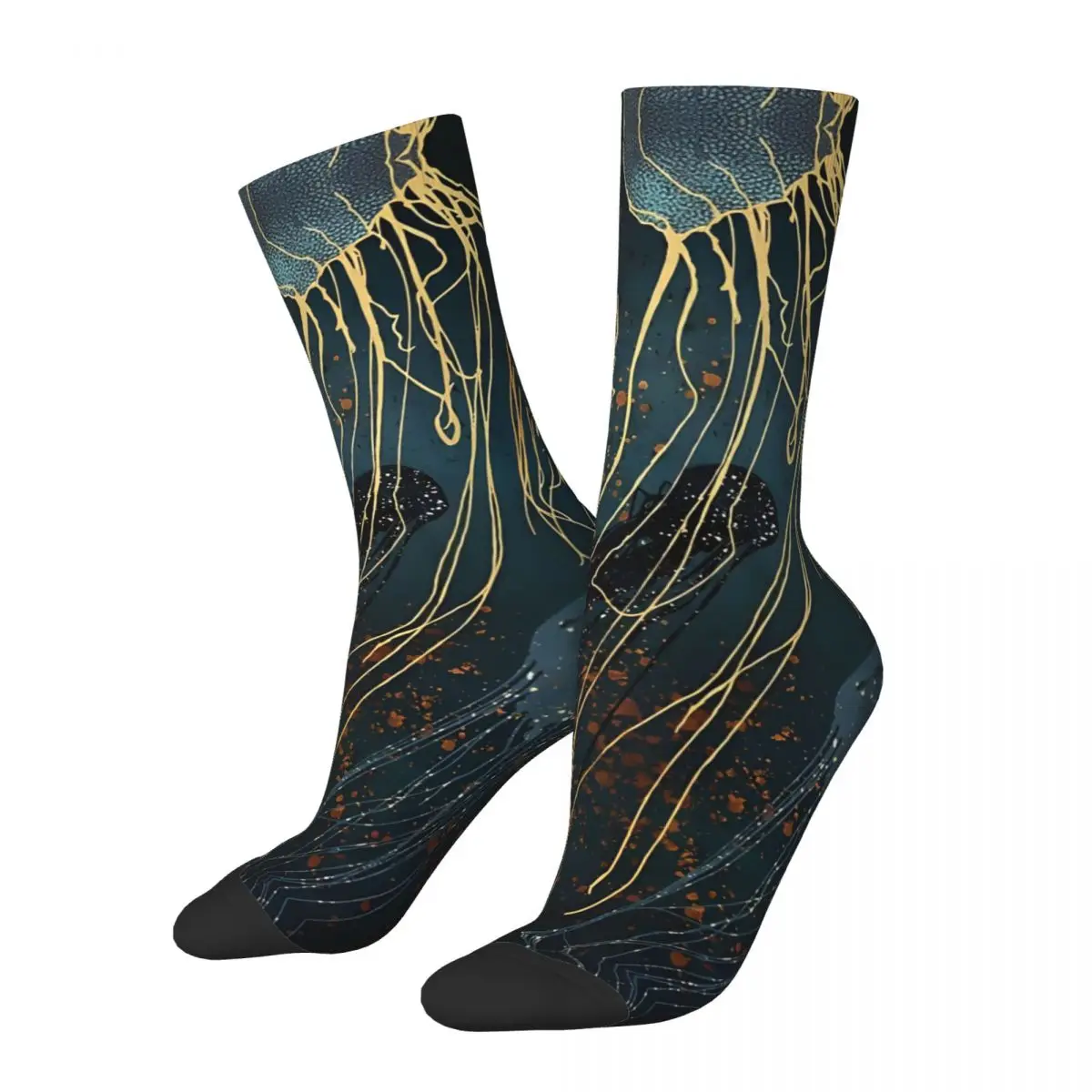 Jellyfish Socks Sports 3D Print Boy Mid-calf Sock