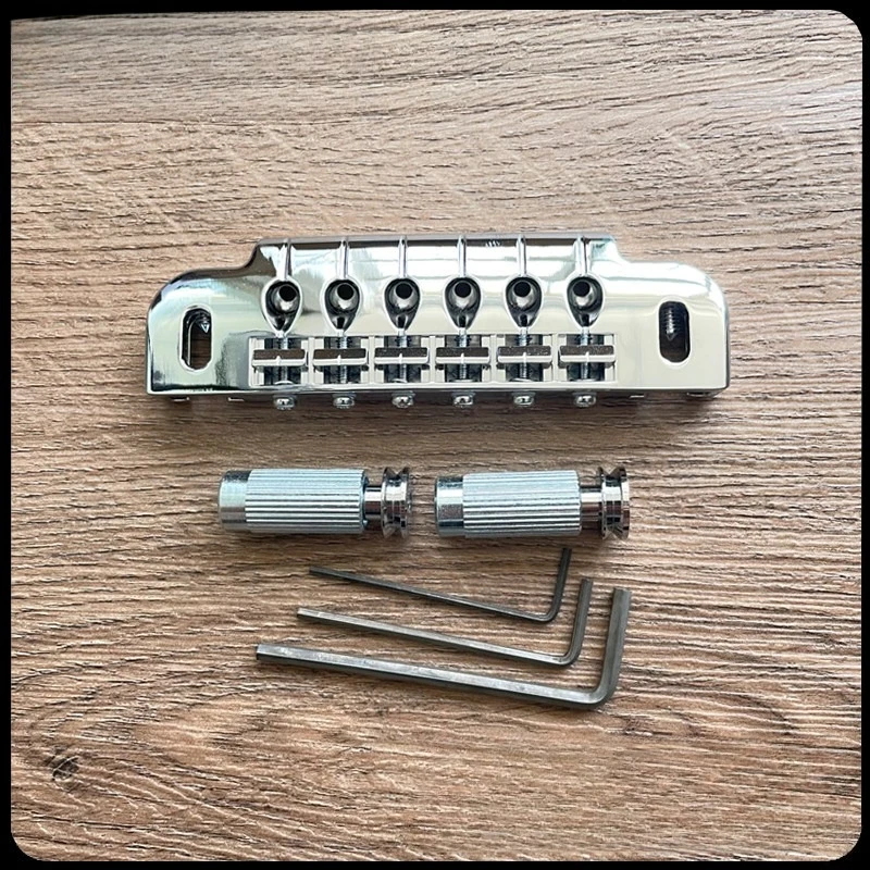 Integrated Piano Bridge Zinc Material Accessories Electric Guitar Bridge Pulling String Plate