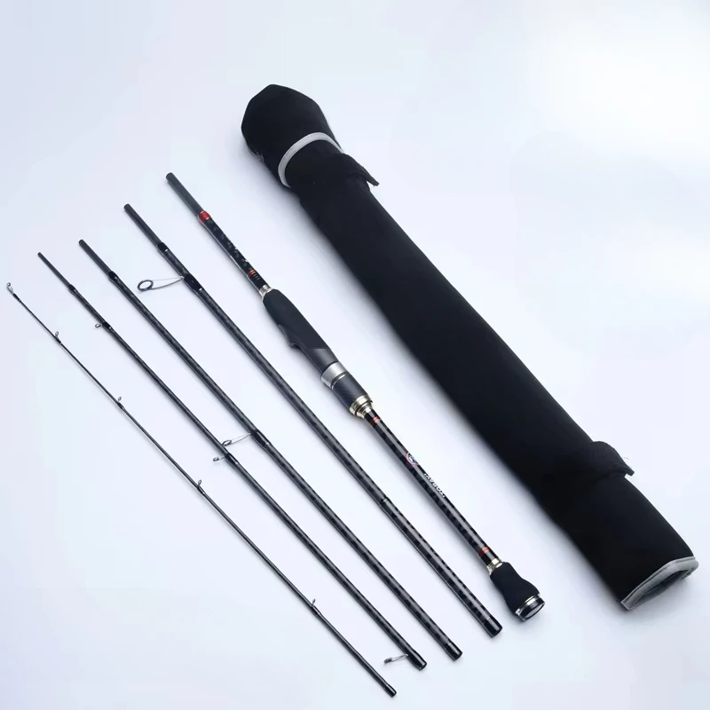 

2.26m/2.5m Portable Carbon Squid Fishing Rod with Fuji Guide and Wheel Seat for octopus fishing pole