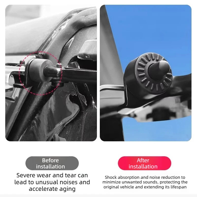 For Voyah Dreamer Sliding Door Shock Absorber Gasket Seal Cover, Anti-Rattle Interior Accessories