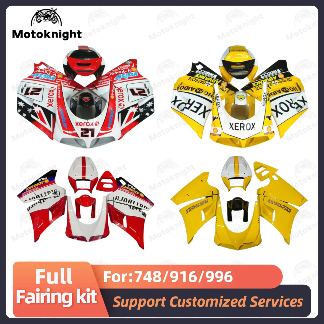 

Fit For Ducati 748 916 996 Fairing Kit New ABS Plastic Injection Full Set Motorcycle Fairings Painted Bodywork 4 Gifts