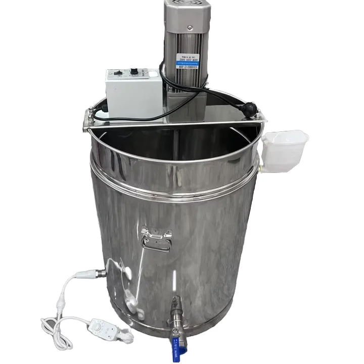 Automatic Food-Grade Honey Mixer with Temp Controller Beekeeping Equipment Featuring Core Motor Component