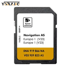 New for VW Discover Media Navigation AS V23 Map UK Europe 2026 Sat Nav SD Card 32GB