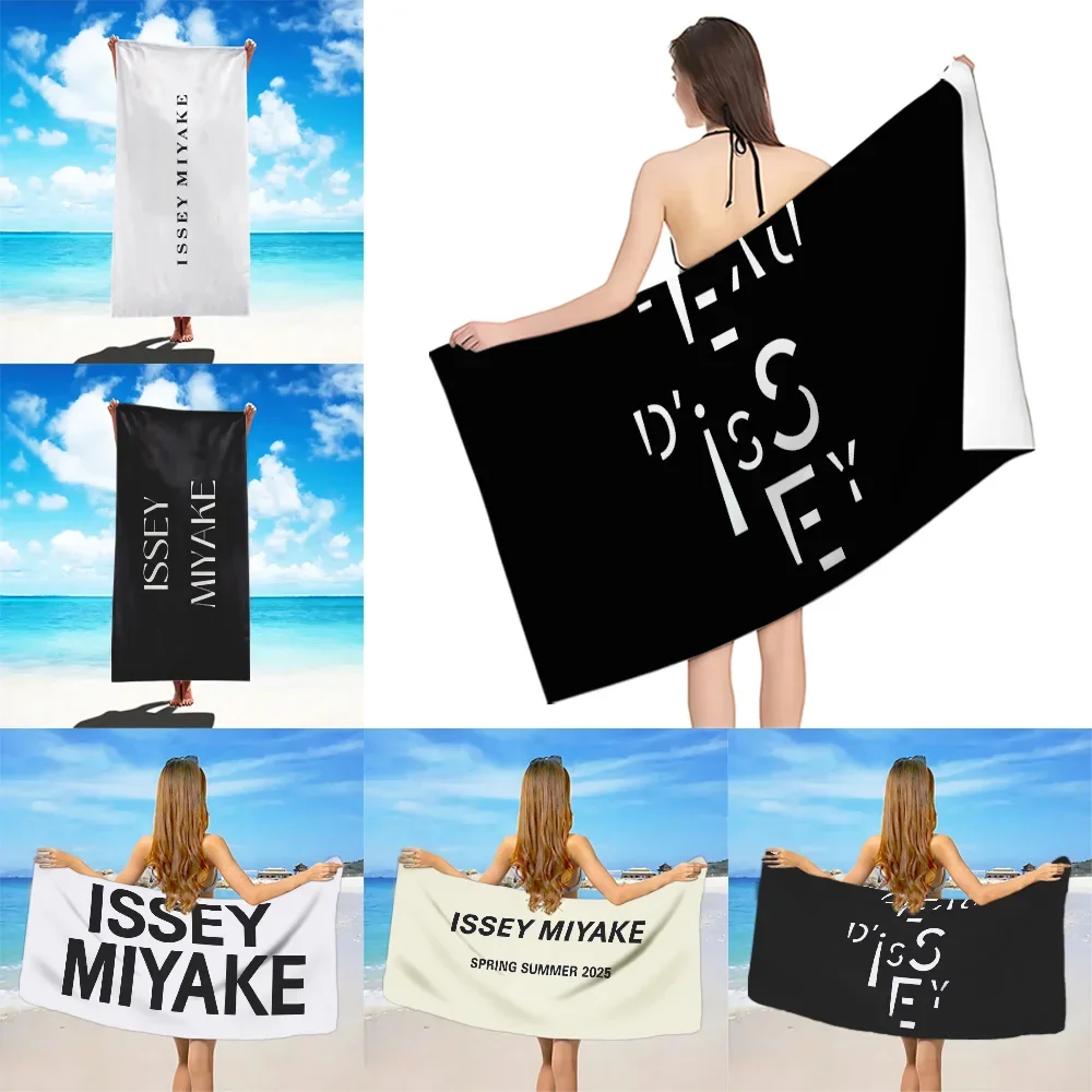 Beach Towel Microfiber Sand Free Quick Dry Soft Sandproof Pool Towels Gift for I-ISSEYS MIYAKES Women Travel Shower