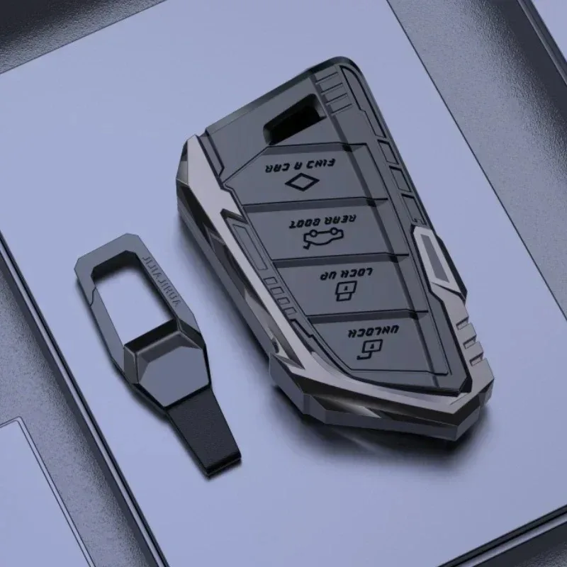 For BMW 3 5 7 Series X1 X3 X4 X5 X6 Zinc Alloy Car Key Protection Shell Smart Remote Key Cover Interior Car Accessories