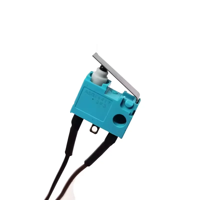 Original authentic ASQ14417 micro switch Waterproof IP67 travel limit with blade rod with line normally open/normally closed
