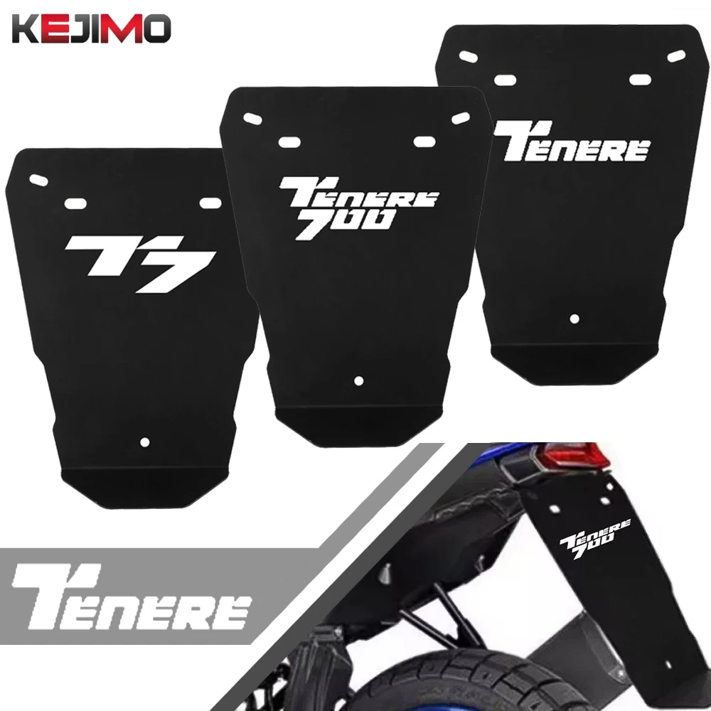 

Fender License Plate Rear Splash Guard Holder Bracket For YAMAHA Tenere 700 rally T7 TENERE700 WORLD RAID 2019-2024 2025 2026