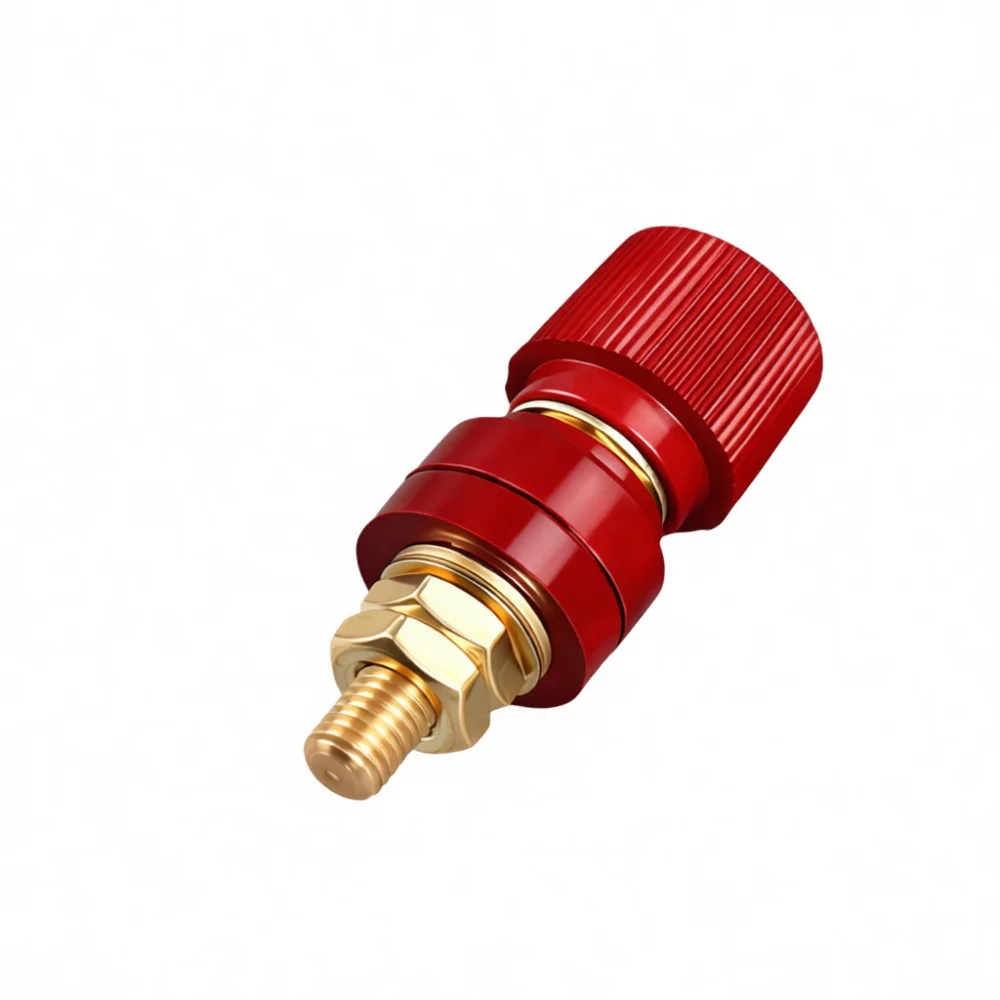 For CHKL Pure Copper Binding Post M8 M10 Power Inverter Terminal Block High Current Electric Connection Industrial Connector