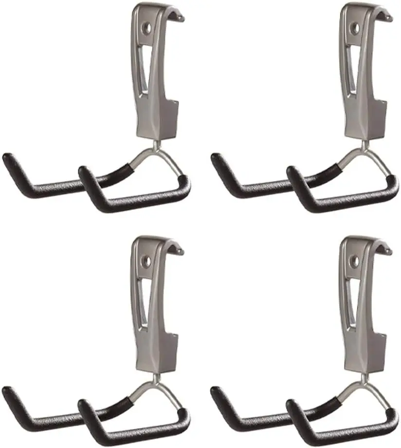 FastTrack Wall Mounted Utility Hook (4 Pack) - Supports up to 25 Pounds each