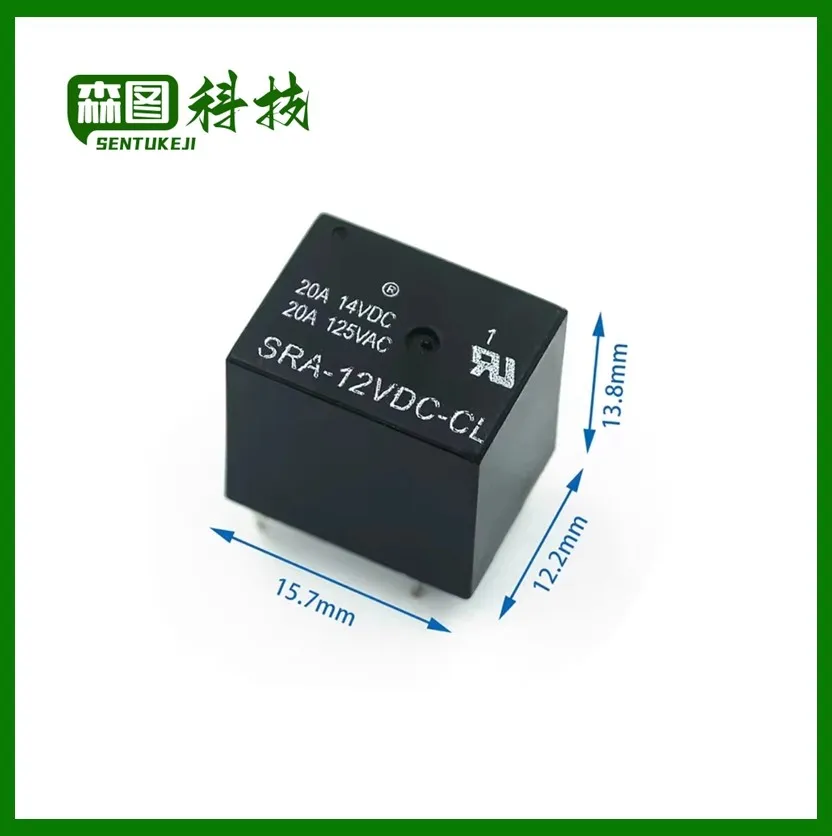 Relés de potencia SRA-05VDC-CL 5V, 12V, 24V, 20a, 5 pines, SRA-12VDC-CL, SRA-24VDC-CL, lote de 5 unidades