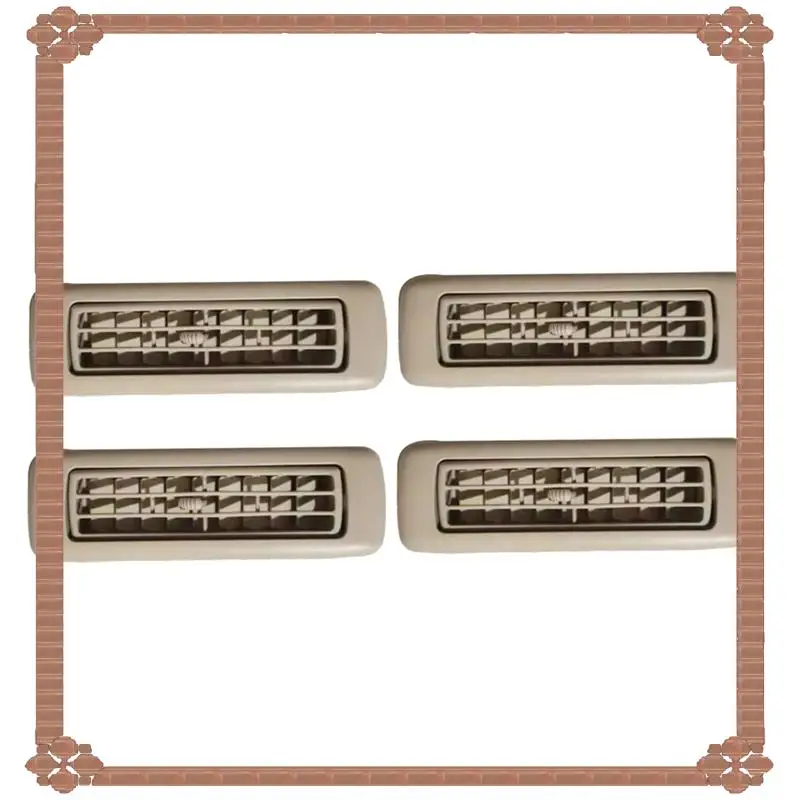 

24-часовая доставка, насадка на заднюю крышу, вентиляционная решетка, 4 шт., бежевый 62985-60010-A0 06298560010 для Toyota Land Cruiser Prado Lexus GX47