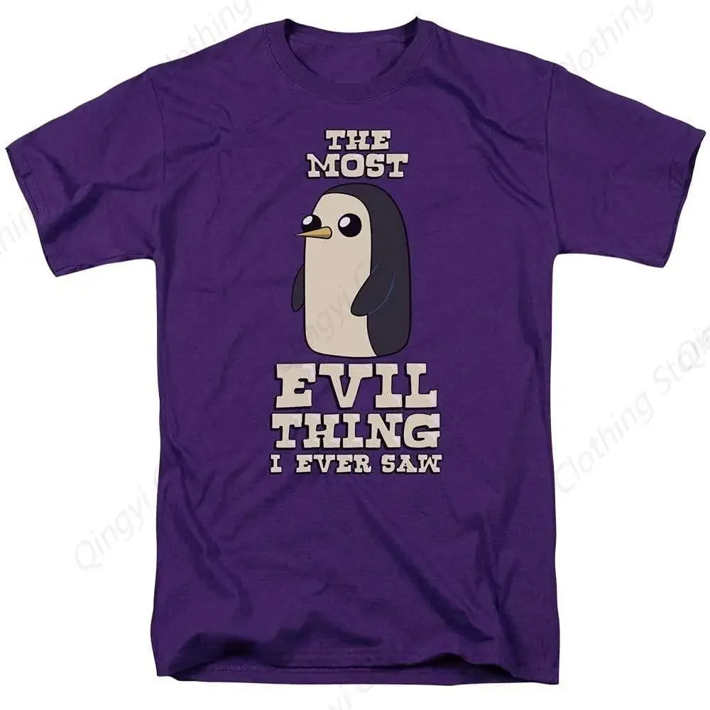 

The Most Evil Thing Graphic T-Shirt Cotton Crew Neck Casual Tee for Men