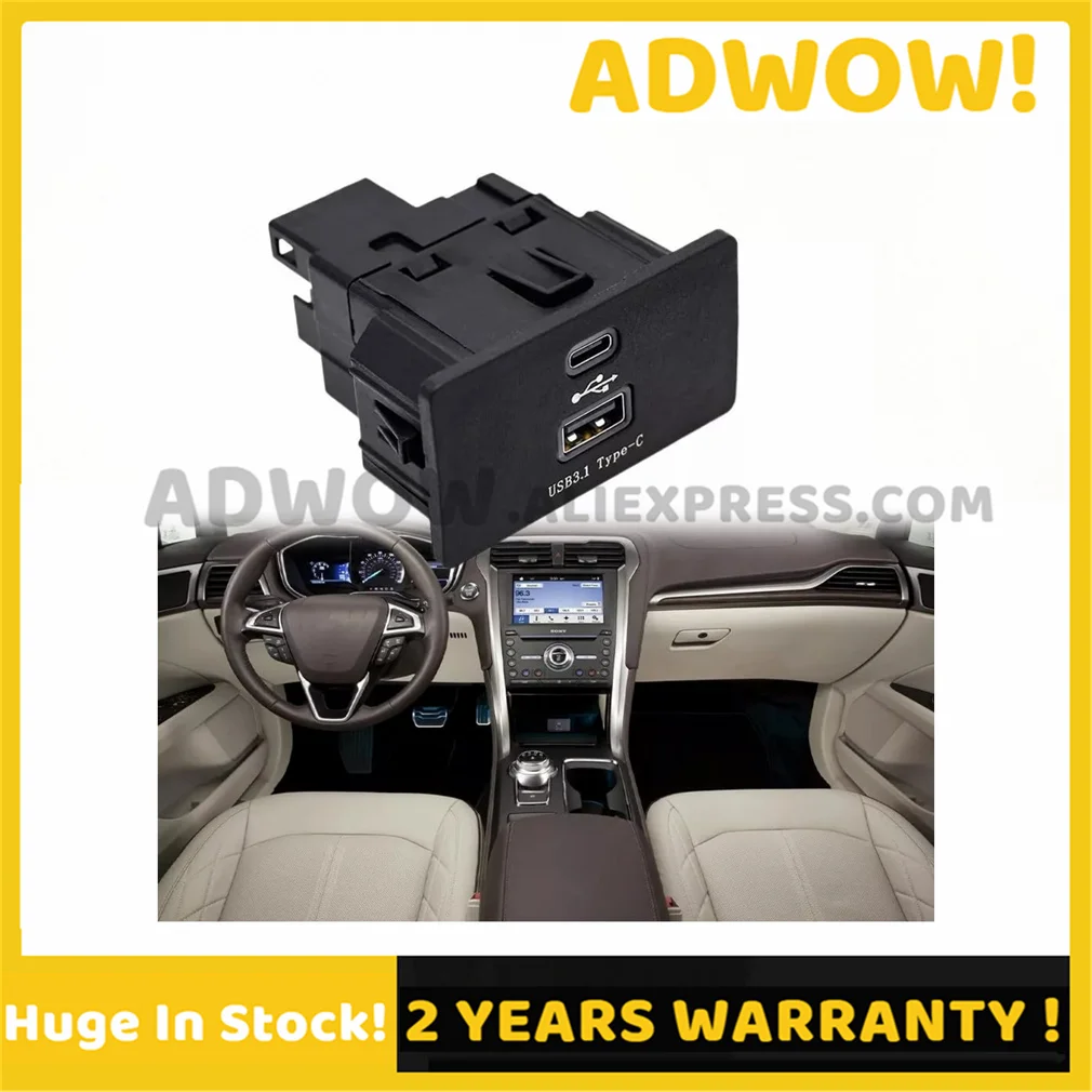 

New Factory SYNC3 USB multimedia module Fit for Ford Lincoln Sync3 HC3Z-19A387-B HU5Z-19A387-A