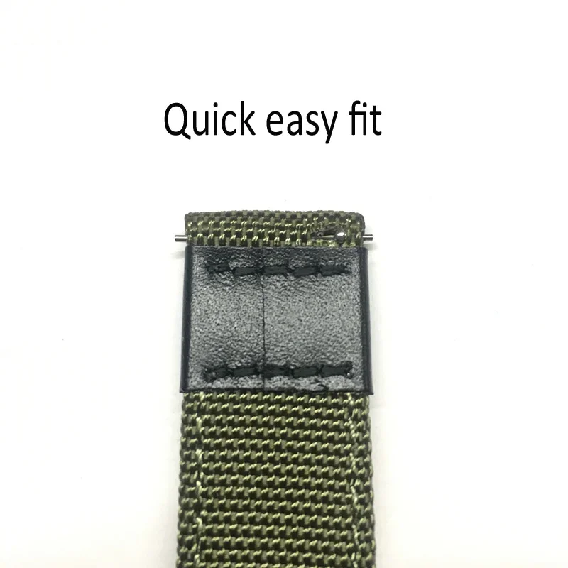 Ремешок нейлоновый для Samsung Galaxy watch 3 4 5 pro 46 мм, плетеный нейлоновый браслет для часов Amazfit band 20 мм 22 мм