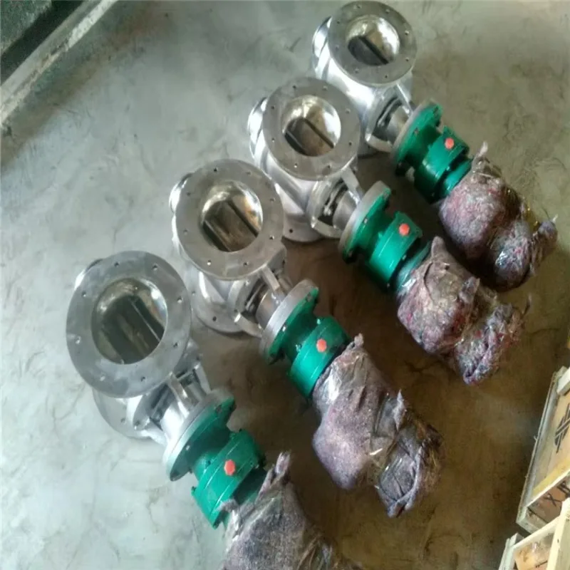 Katup Baja Karbon Berkualitas Tinggi dari Produsen, Katup Pelepas Udara Pneumatik Tipe Bintang/ Rotary Airlock