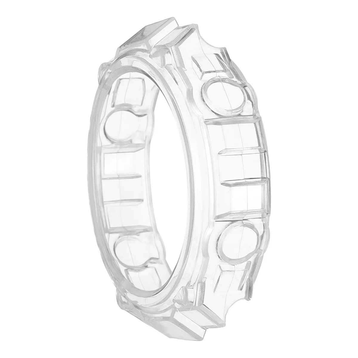 

White Tpu Smart Watch Protective Cover Soft Shell Full Protection Slide Installation Compatible for Smart Watches