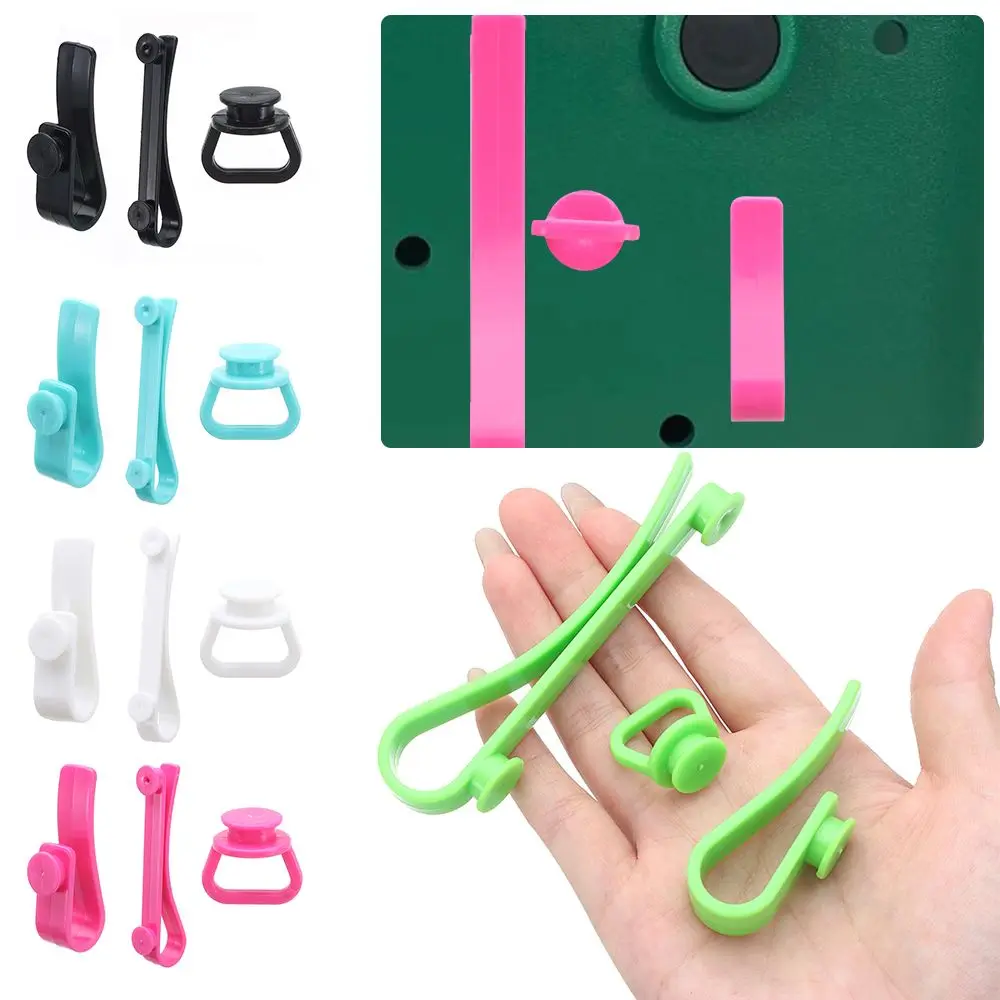 3Pcs/Set Plastics Bogg Bag Hook Button Bags Hooks Accessories Beach Tote Bags Accessories