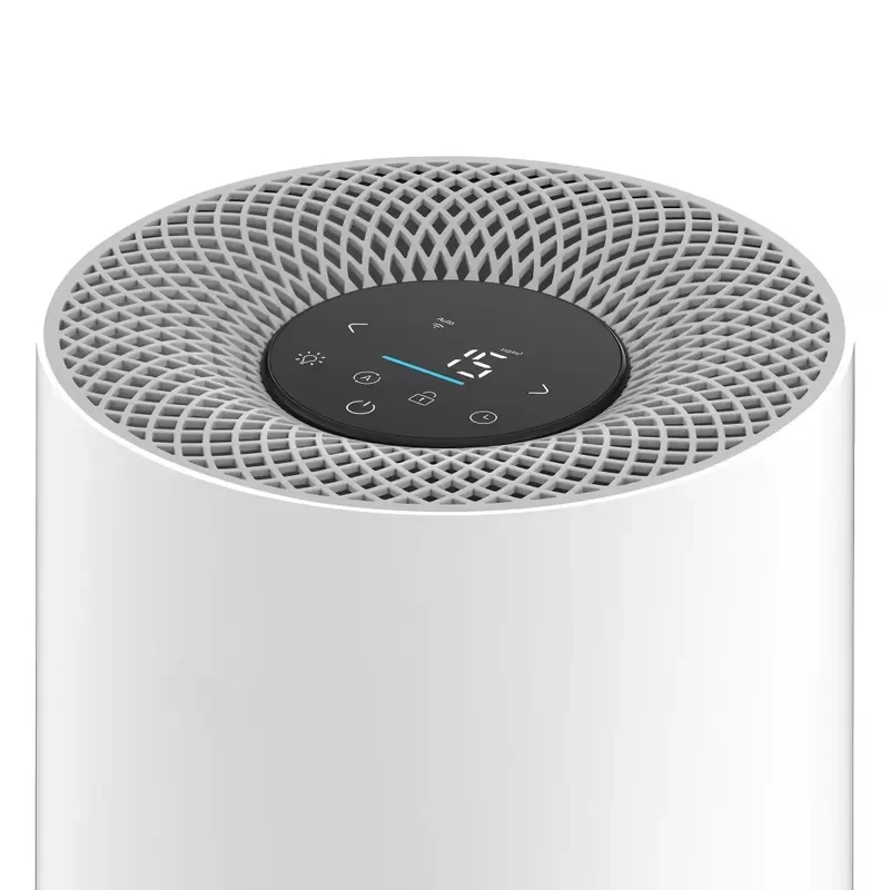 Portable Air Purifier with H13 True HEPA Filter and Carbon Layer Air Quality Monitor Display for Home Office Desktop Use