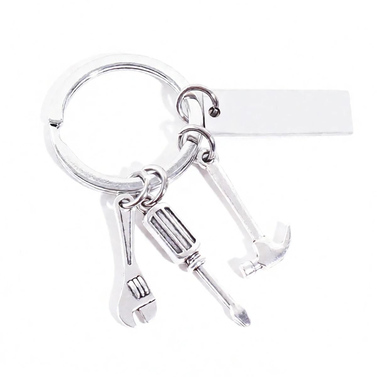Custom Name Keychain Personalized Metal Key Ring Gift