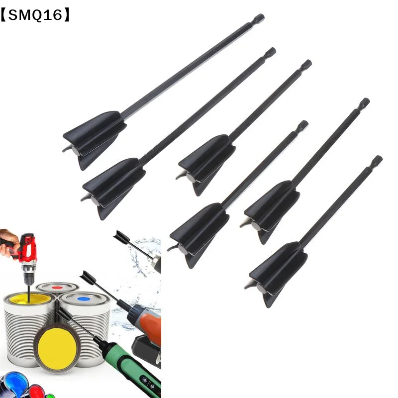 ​​6Pcs Epoxy Mixing Sticks Drill Paint Stirring Rod For Resin Latex Oil Paint Multifunction Putty Mixer Attachment【SMQ】