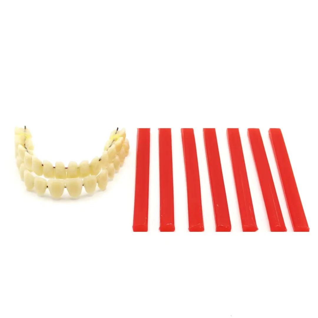 1 conjunto de modelos de ensino dentário, tiras de cera para dentadura, caixas para dentadura oral, materiais de ensino, ferramentas de comunicação para médico-paciente