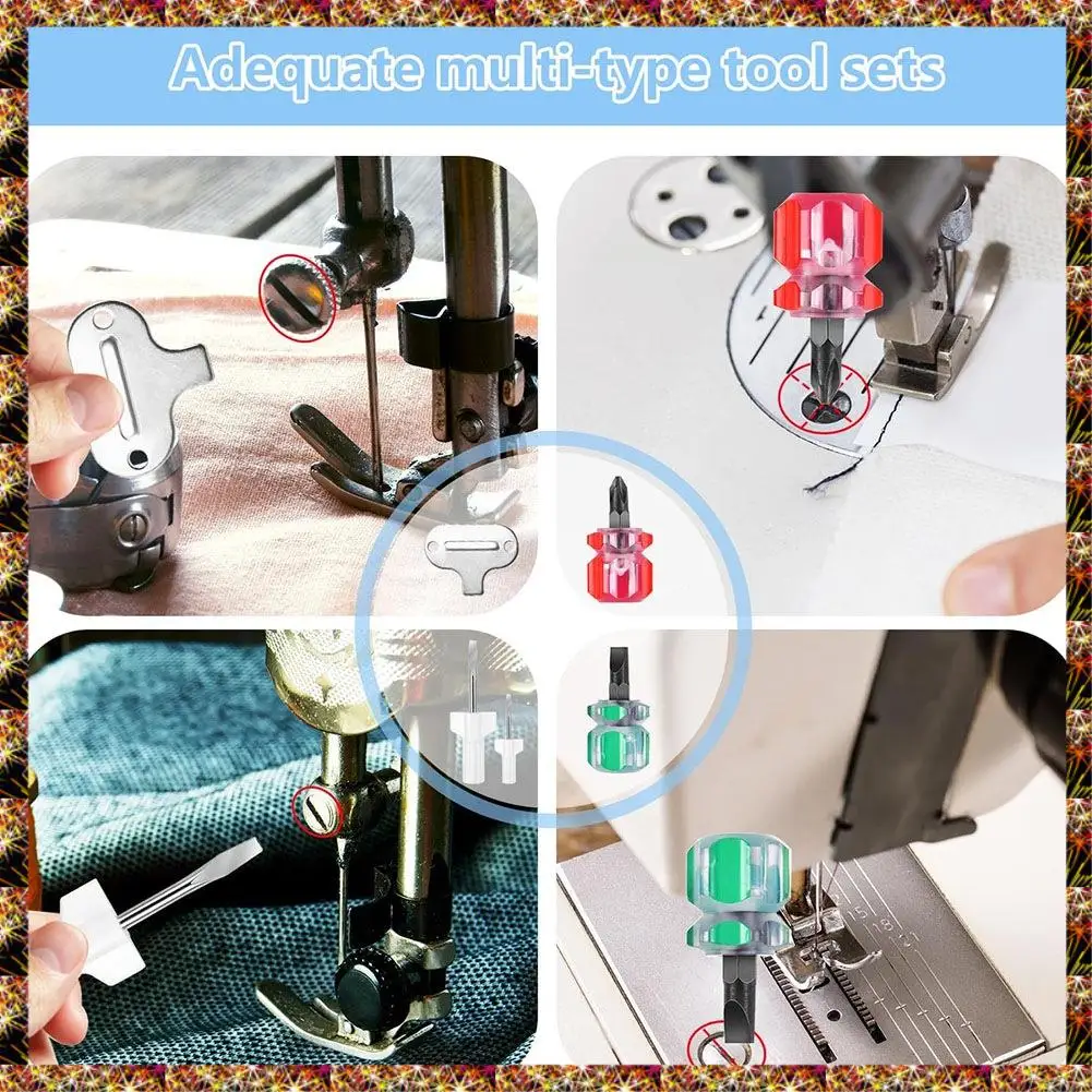 BTCL 21Pcs Sewing Machine Cleaning Tool Kit Different Size Screwdrivers Sewing Machine Repair Tools