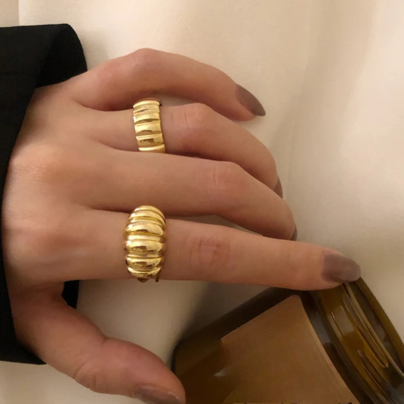 Fashion Jewelry European and American Design Metal Open Rings For Women Party Gifts Simply Style Ear Accessories Hot Selling