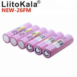 Liitokala ICR18650 - 26fm new 100% original 18650 2600 MAH lithium ion battery 3.7 V 18650 2500