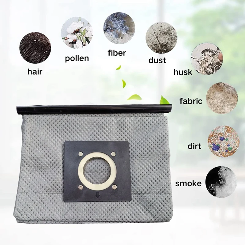 6 шт. вакуумный мешок для пыли для Midea, Electrolux для Haier QZ11A QZ11B, нетканые мешки для пыли для пылесоса