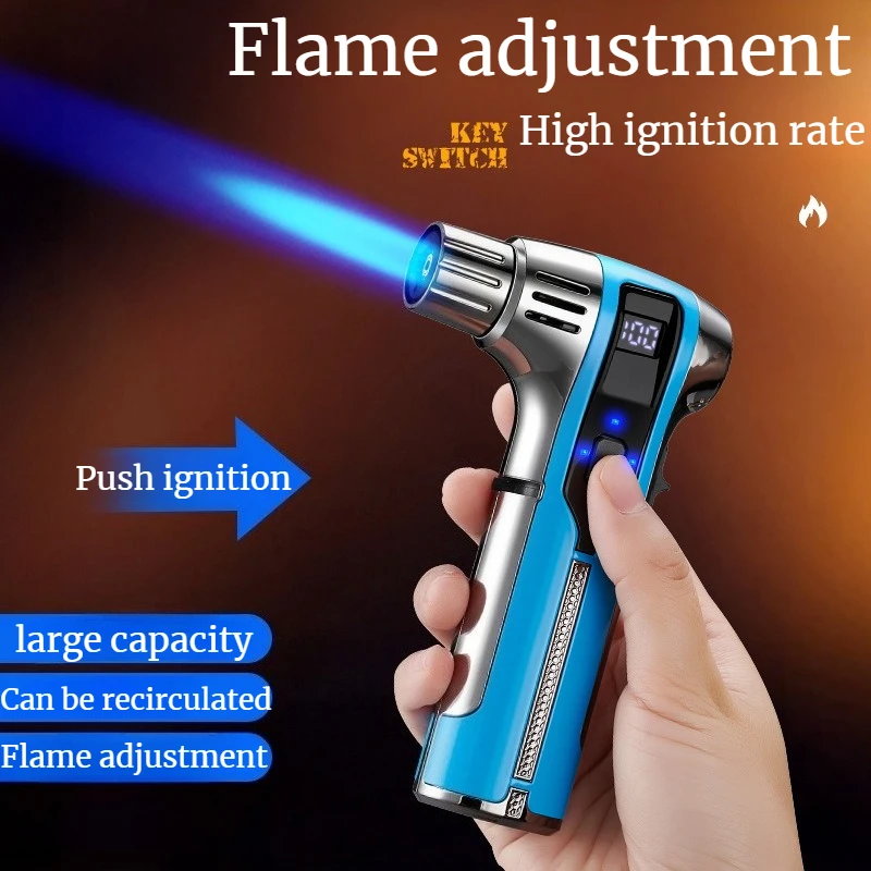 

Outdoor Camping Barbecue Electronic Lighter Rechargeable High Temperature Powerful Battery Life Flamethrower Home Kitchen 2026