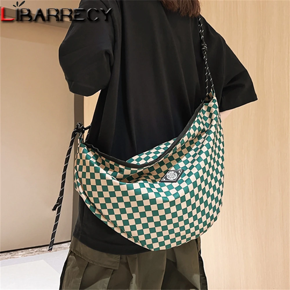 

Panelled Design High Quality Nylon Ladies Shoulder Bag Fashion New Large Capacity Women Messenger Bags 2023 Summer Travel Bags