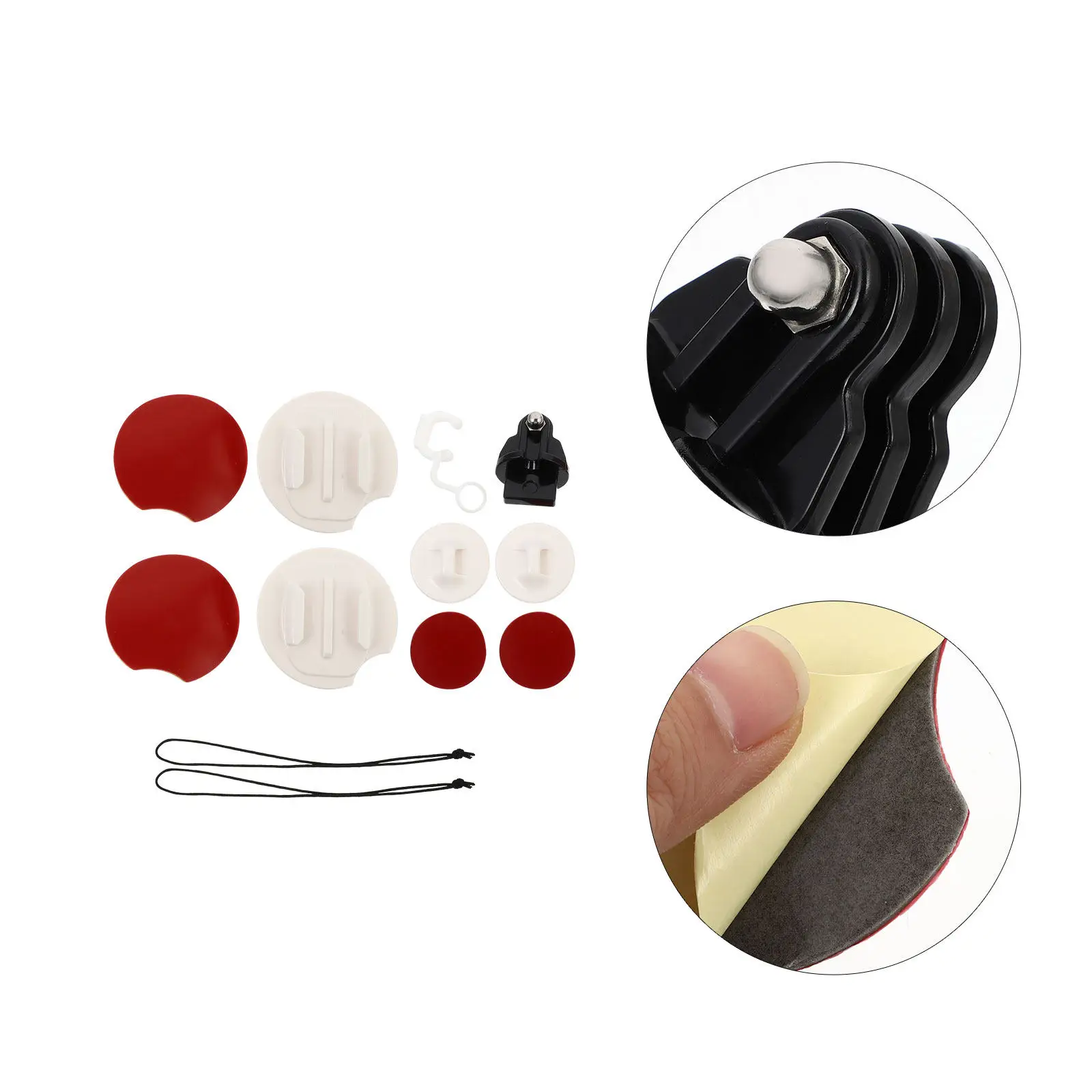 

1Set Surfboard Mount Adapter Kit High Quality Plastic Surf Mount Supplies for Action Camera Surfing Kayak Paddle Board