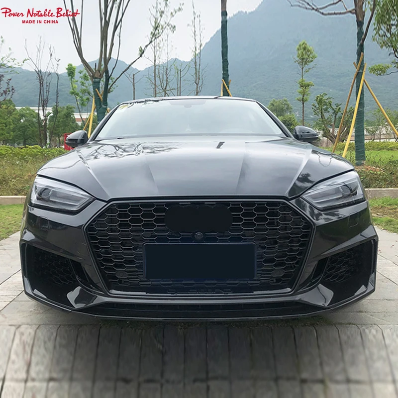 A5 หรือ S5 B9 ด้านหน้ากันชนย่างสําหรับ Audi facelift RS5 สไตล์ Body ชุดกันชนสําหรับ Audi A5 S5 B9 2017 2018 2019