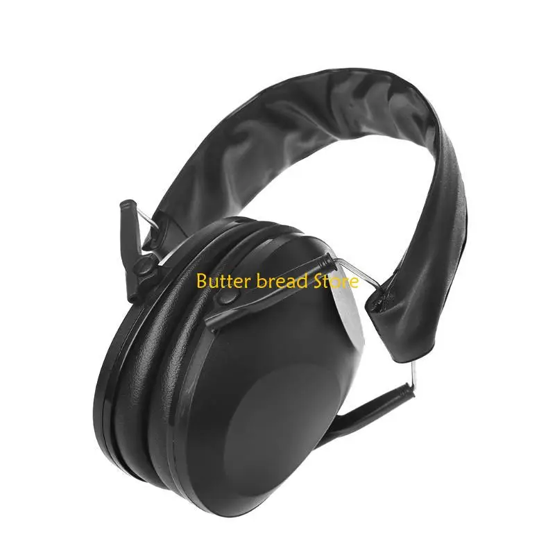 W89C Comfortable Headsets Noise Blocking Ear Muff Foldable for Rest