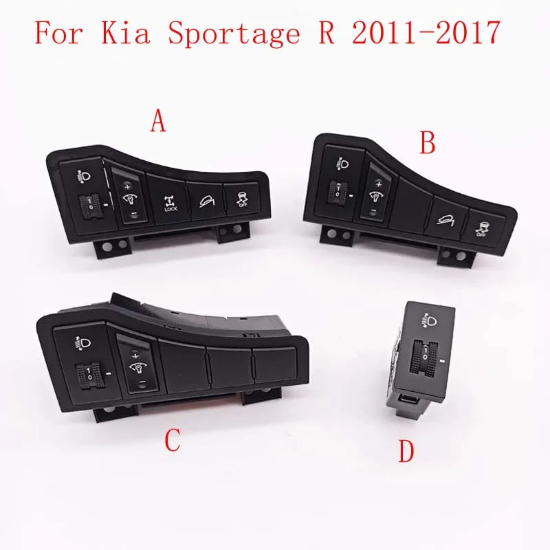 Car Accessories ESP / Traction Control Switch For Kia Sportage R 2011-2017 Headlight Height Adjustment