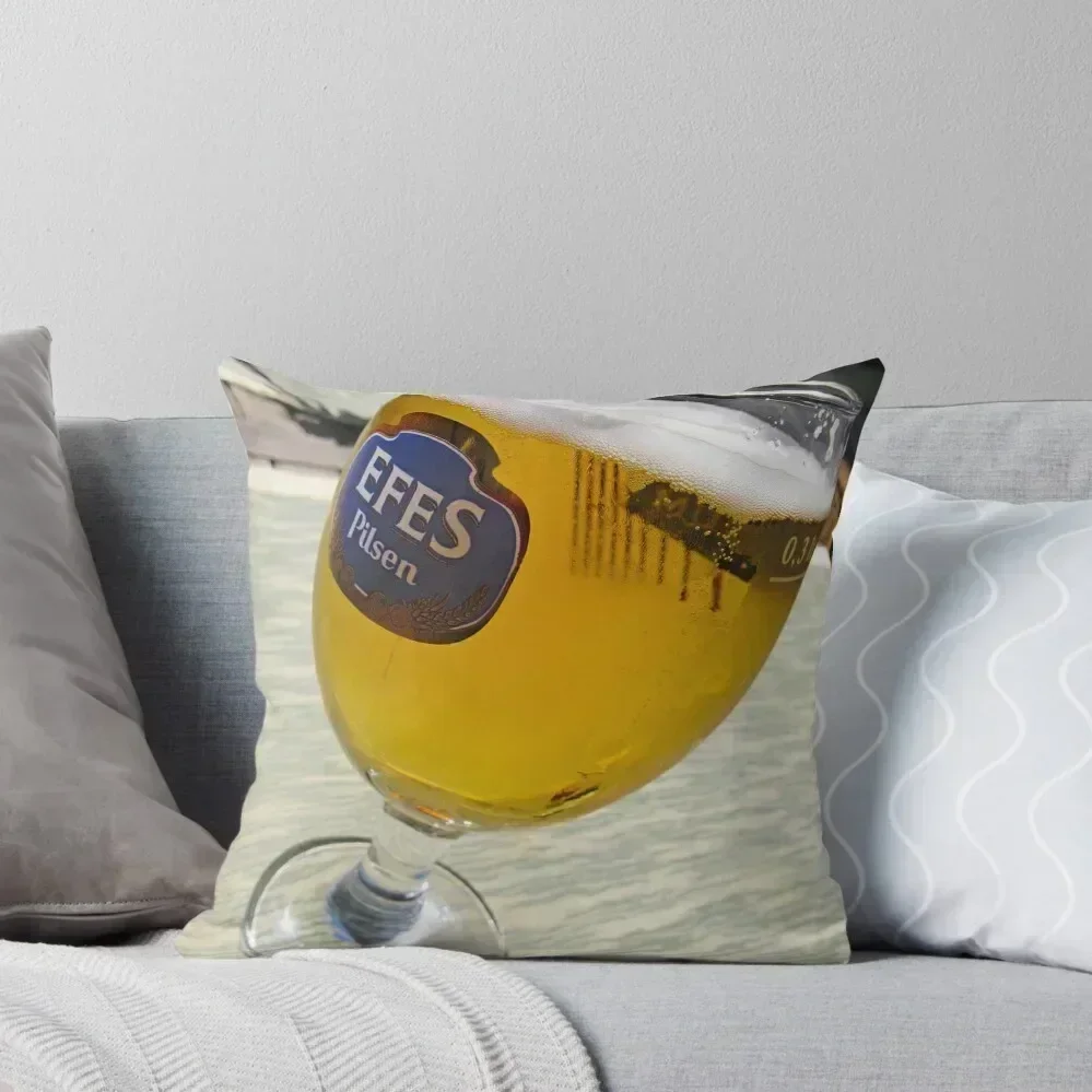 

When in Turkey.......Efes ! Throw Pillow Christmas Covers Decorative Cover For Living Room bed pillows pillow