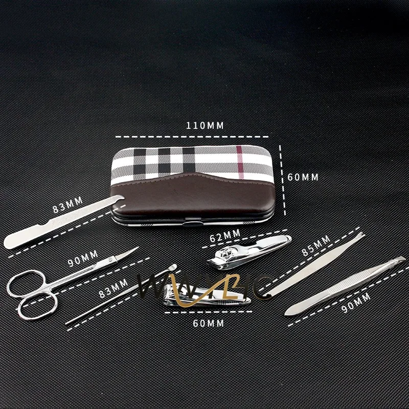 

Suitable for 7-piece Grooming Set, Nail Clippers, Beauty, Full Set of , Art Tool Box.