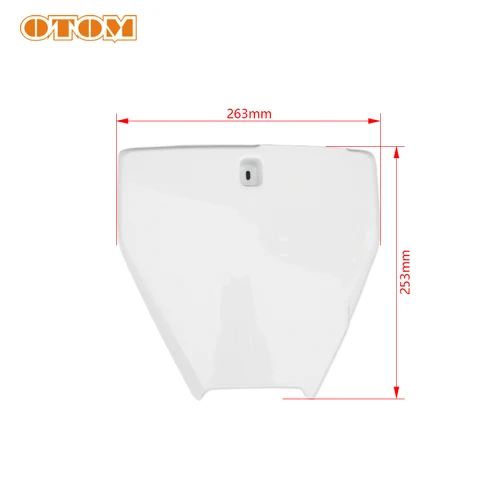 Imagen 2 del producto Cubierta de plástico para placa de matrícula delantera de motocicleta, accesorios de Motocross Enduro para HUSQVARNA FC FE TE TX 125, 150, 250, 350, 450, 2016-2019