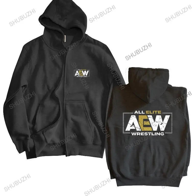 

unisex Outwear men hoodies Brand All Elite AEW Wrestling AEW Logo man brand zipper autumn hoody